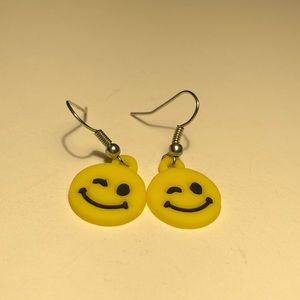 Smiley face earrings